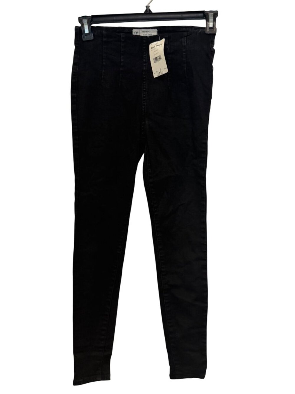 Free People Black High-Rise Skinny Pants Size 27 New With Tags